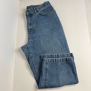 Lauren Jean Co Ralph Lauren‎ denim Jean capris Cropped medium wash women's 10